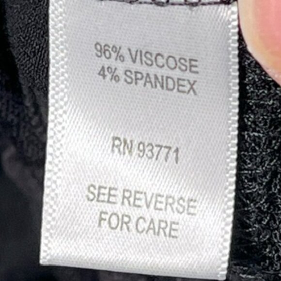 Kaktus Womens Pullover Tunic Short Lace Flutter Sleeves & Hem Plus Size 3X - Picture 8 of 8